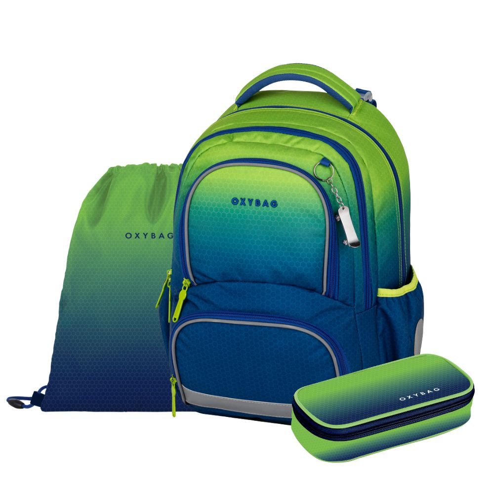 Školní set 3ks OXY NEXT Ombre Green